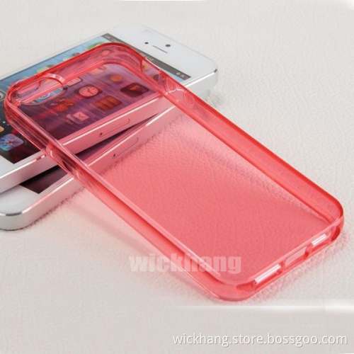Crystal Clear TPU Rubber Soft Gel Phone Case for iPhone 5c